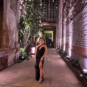 Black maxi formal dress